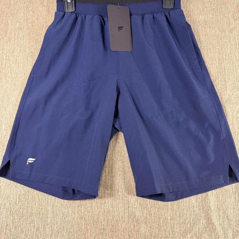 Fabletics Navy Blue 9" Fundamental Short II Unlined Athletic Mens XS NWT